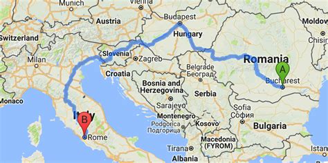 romania anglia distanta rutiera